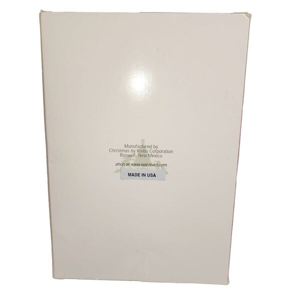 Vintage Christmas By Krebs Holiday Time 4pc Blue Peace Dove Glass Ball Ornaments - Picture 9 of 13